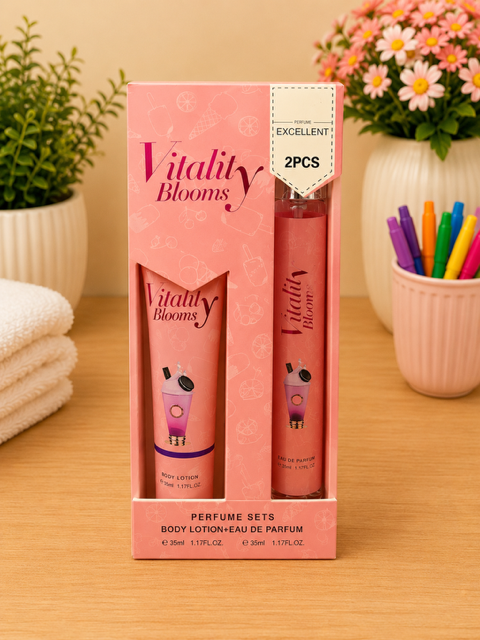 Vitality Blooms Travel Size Perfume & Lotion Set