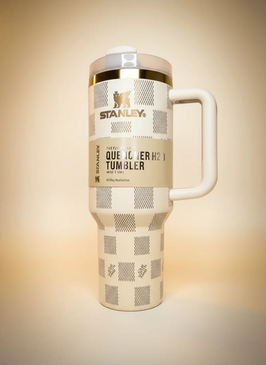 White Laser Etched Tumbler