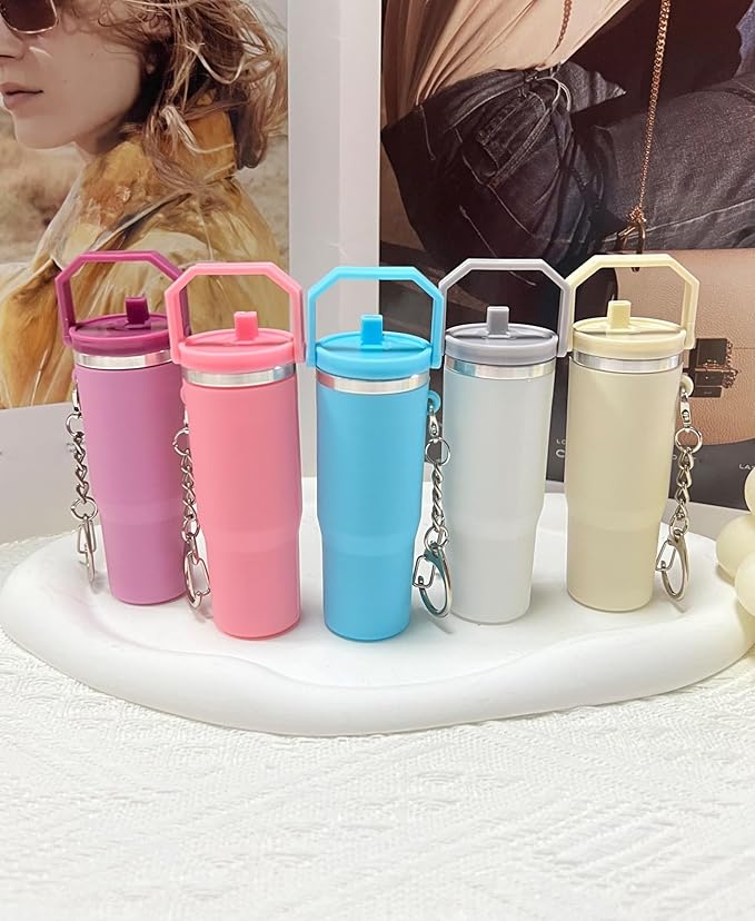 Mini Tumbler Chapstick holder/Keychain