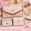 Pink C Crossbody 3 Piece Set