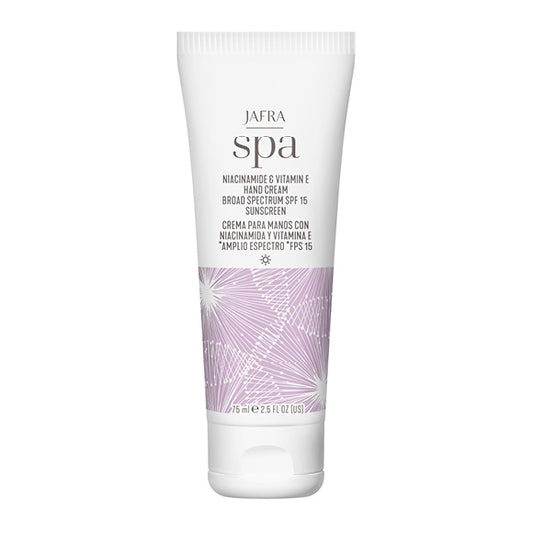 JAFRA Spa Niacinamide & Vitamin E Hand Cream Broad Spectrum SPF 15 Sunscreen