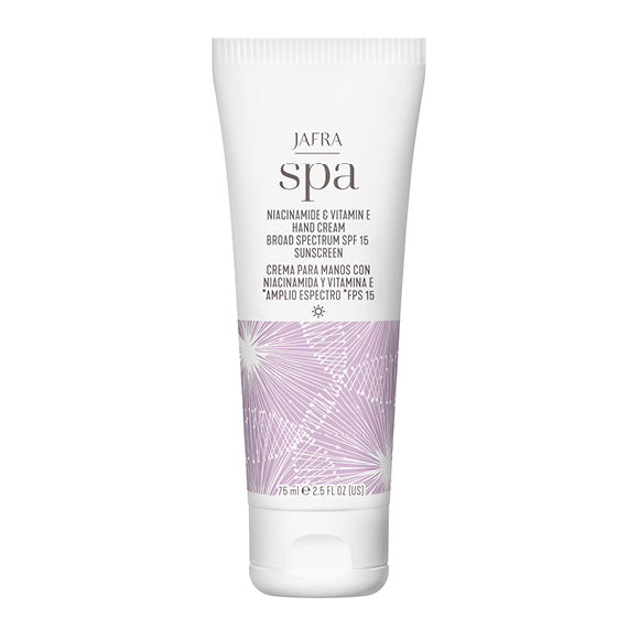 JAFRA Spa Niacinamide & Vitamin E Hand Cream Broad Spectrum SPF 15 Sunscreen