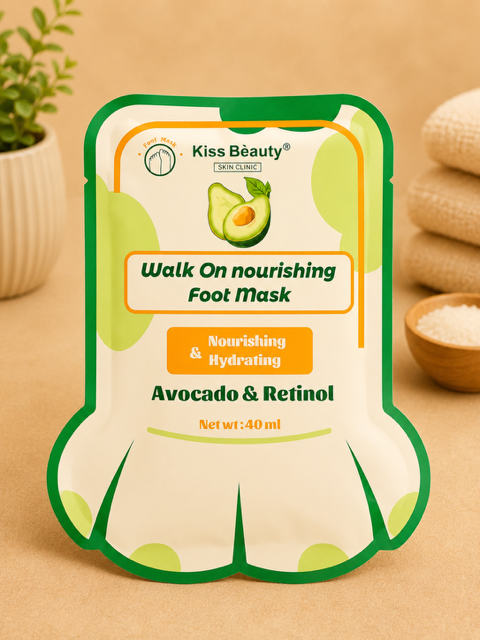 Kiss Beauty Avocado Retinol Foot Mask