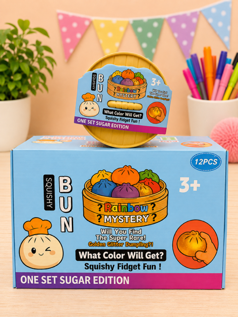 Rainbow Mystery Squishy Bun (Sugar Edition)