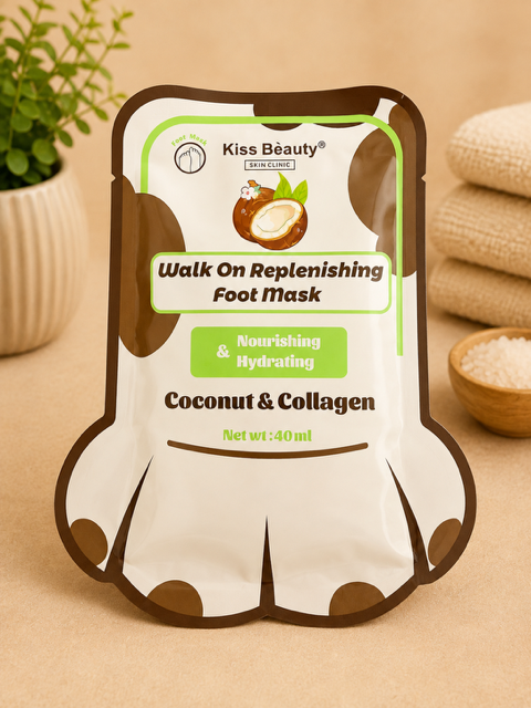 Kiss Beauty Coconut Collagen Foot Mask