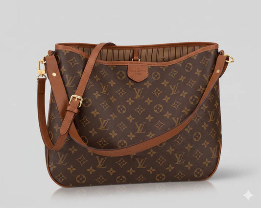 Brown Flower Tote