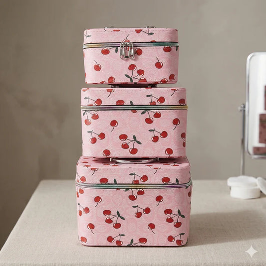 Cherry Blossom 3 Tier Cosmetic Set
