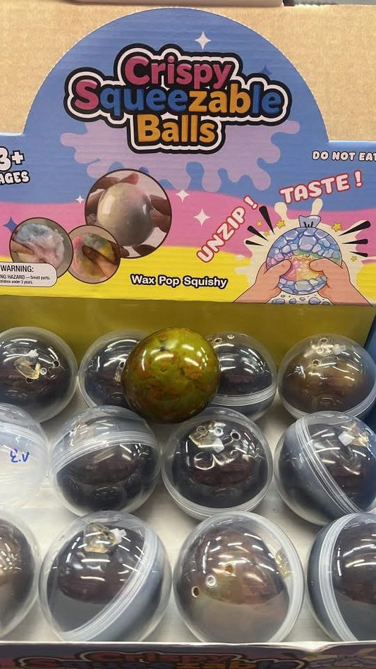 Crispy Squeezable Balls - Squishy