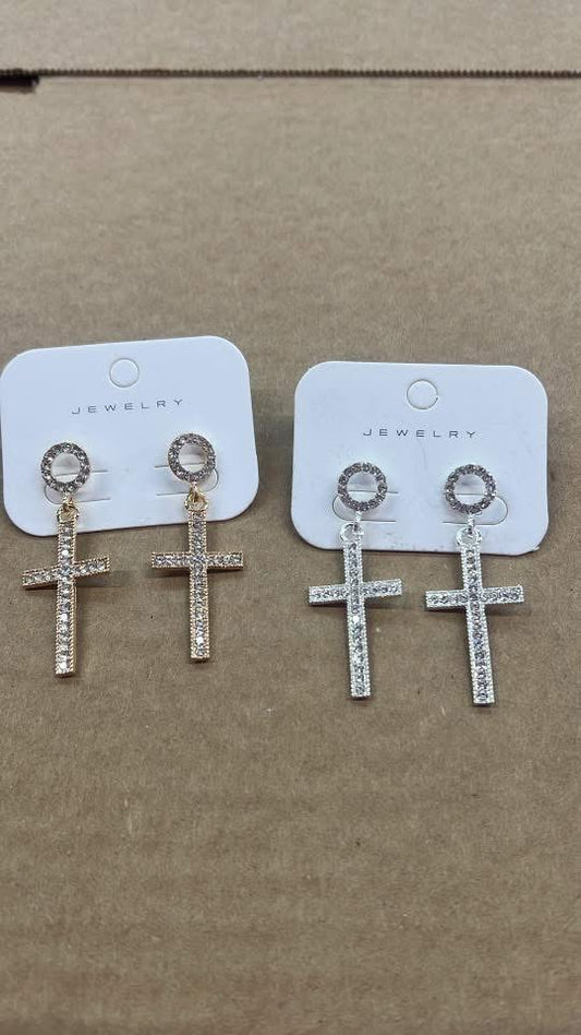 Cross Earrings