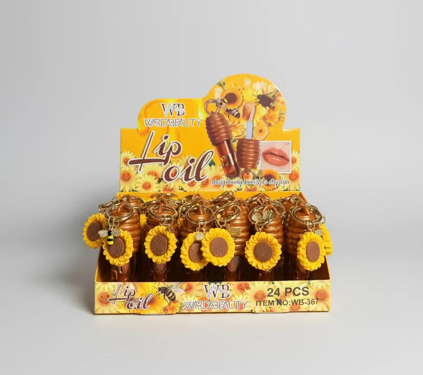 Honey Scented Lip Oil Keychains