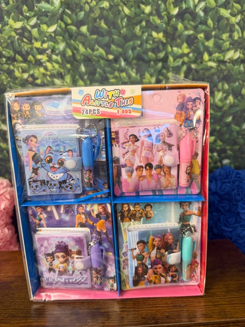 K Pop Mini Notebooks w/Pen