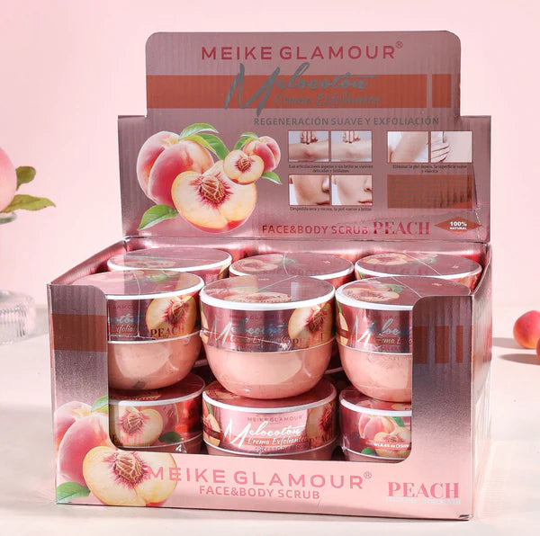 Moisturizing Face & Body Scrub - Peach