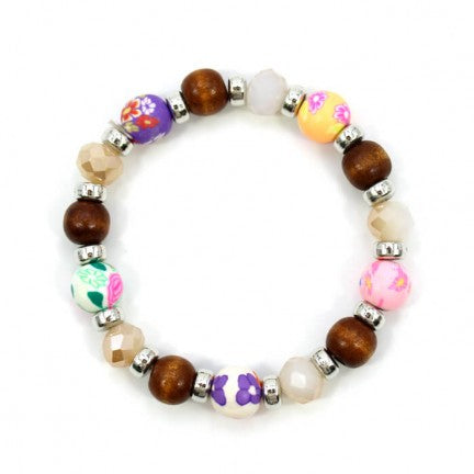 #2634 Gold & Silver Bead Bracelet