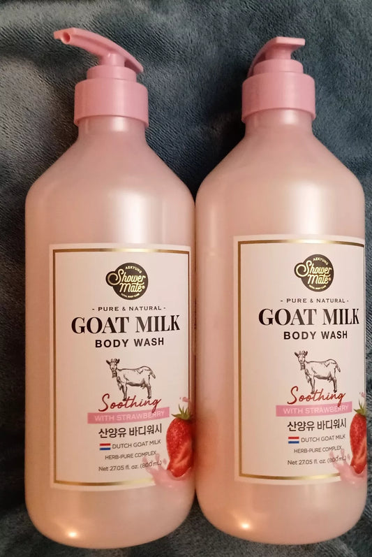 #1234 Goat Milk Body Wash w/Strawberry